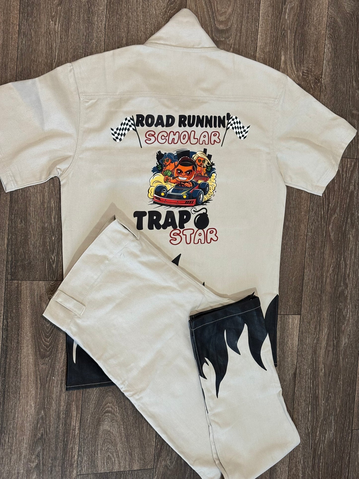 Tan "Dickie" Trap Star Set- Unisex