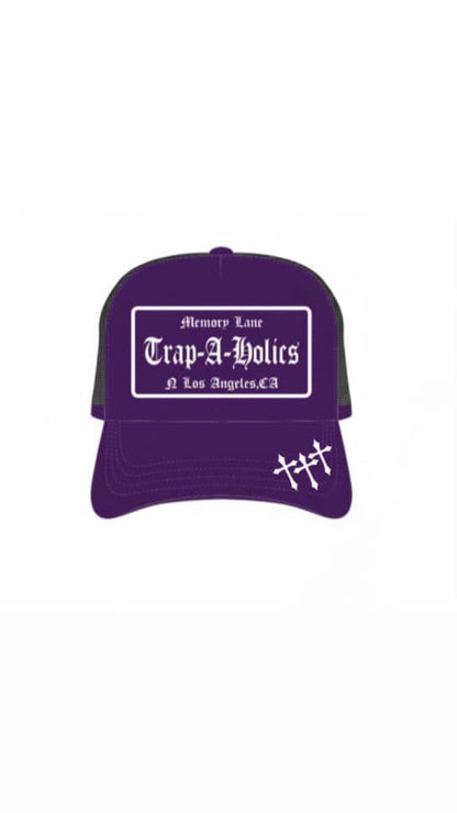 Memory Lane leather trucker hat