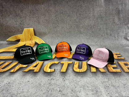 Memory Lane leather trucker hat