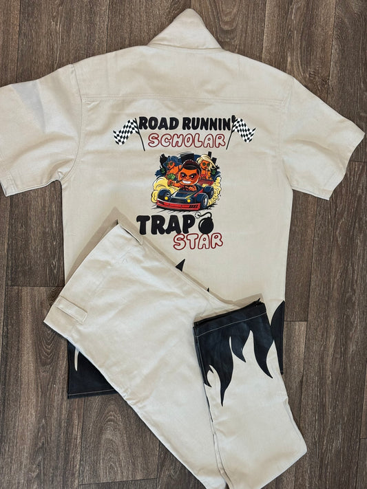 Tan "Dickie" Trap Star Set- Unisex